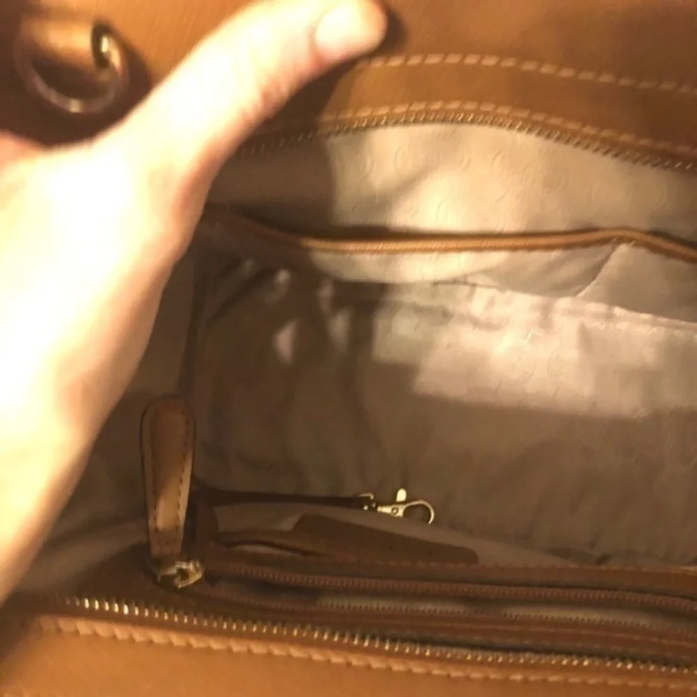 Michael kors brown Selma tote bag satchel
